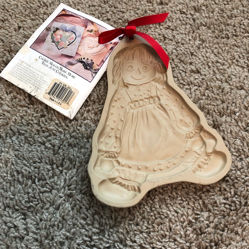 Vintage Raggedy Ann Brown Bag Cookie Art Mold